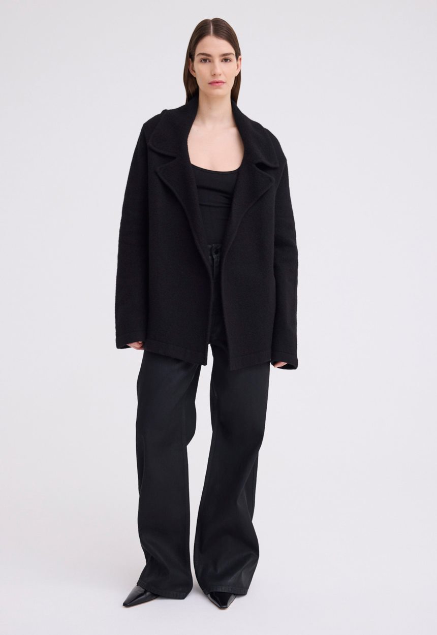 Jac + Jack Fenway Wool Jacket - Black